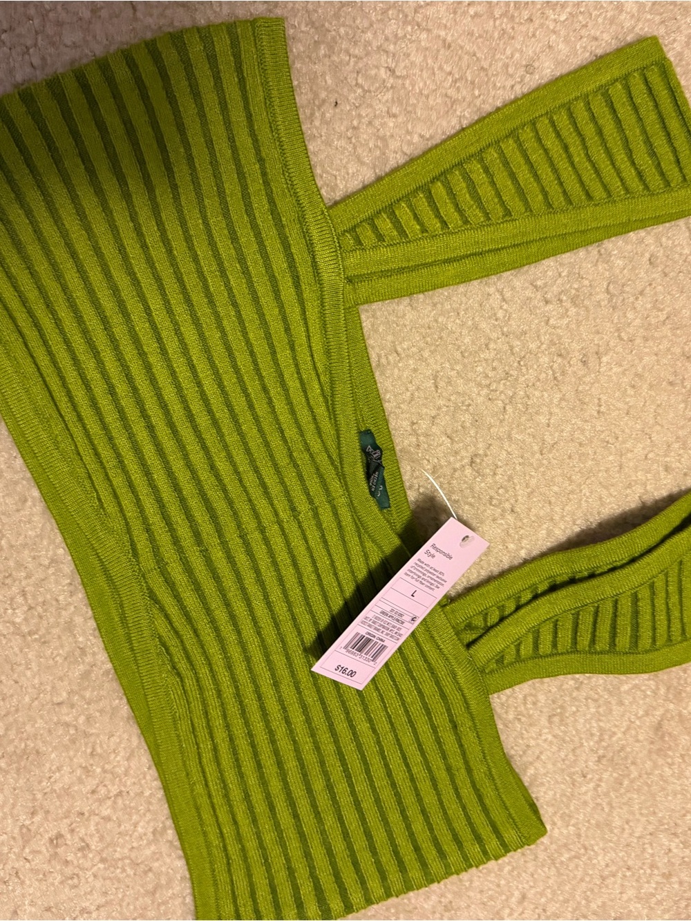Target Wild Fable Ribbed Green Women's Sweater Tank